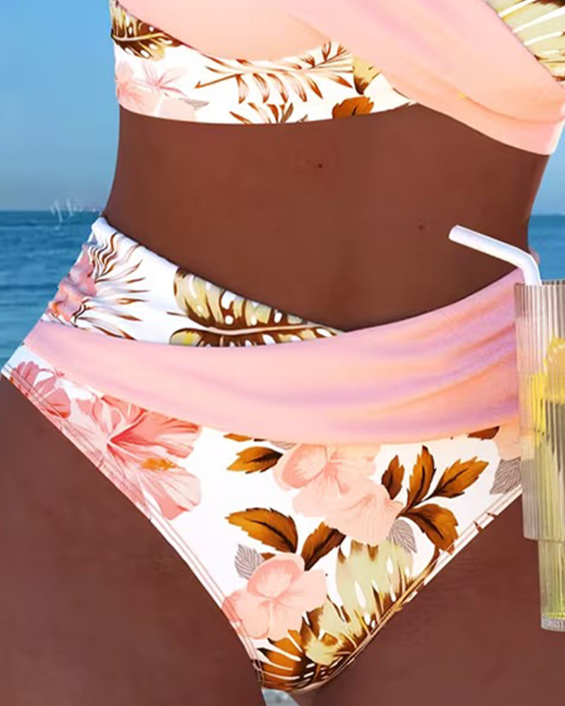 Jolina - Floral Wrap Bikini Set