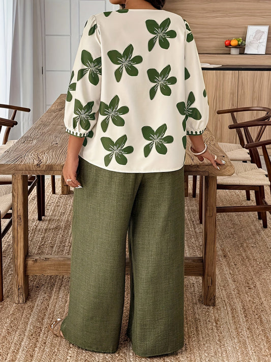 Verina™ - Relaxed Floral 2-Piece Set