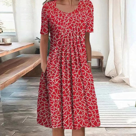 Vivi™ - Floral Pocket Mini Dress