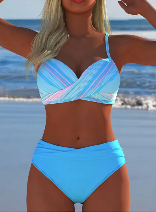 Lily | Ocean Mist Bikini Set